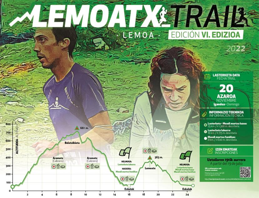 Alkizabal colaborador de la carrera de montaña Lemoatx Trail